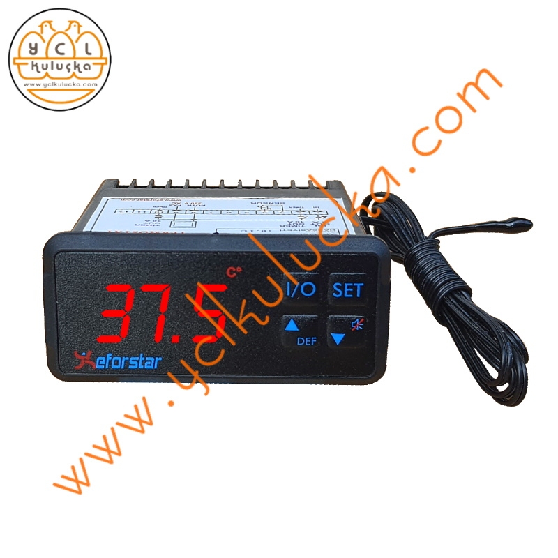 Eforstar PL-1300-T Isı Ölçme ve Çift Timer Motor Kontrol Cihazı (Termostat+Timer)