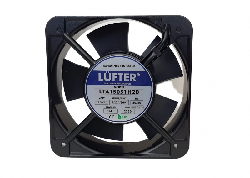15x15 cm Axial AC Ball Bearing (Bilyalı) Fan